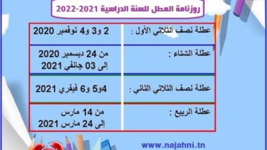 روزنامة السنة الدراسية 2021-2022