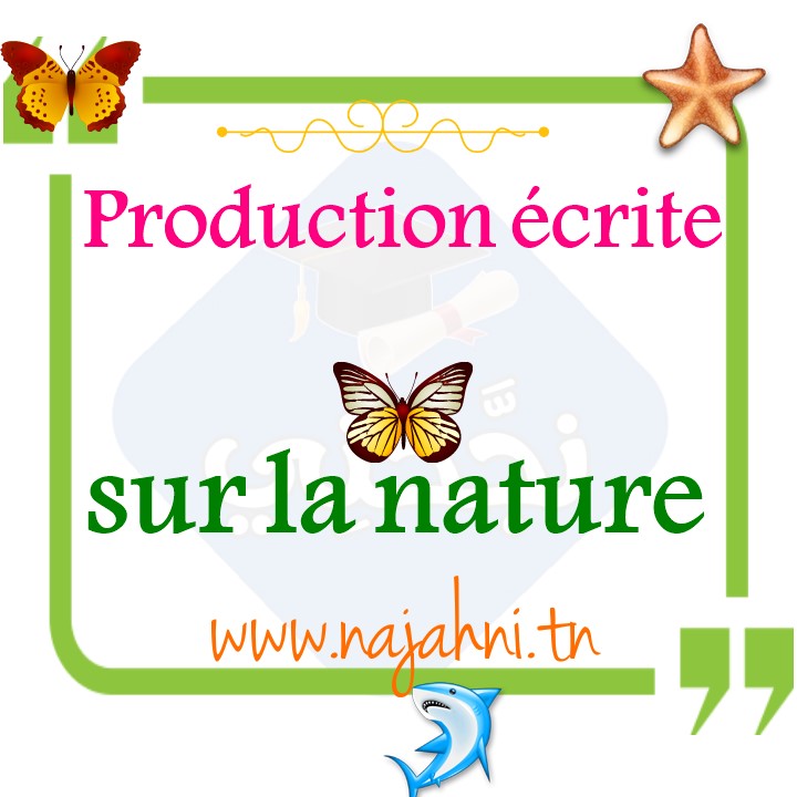 Production écrite sur la nature