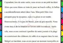 امتحان انتاج كتابي فرنسية الثلاثي الثالث مع الإصلاح