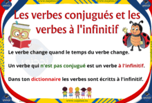 Les verbes conjugués et les verbes à l'infinitif