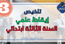 تلخيص الايقاظ العلمي علم احياء و فيزياء للسنة ثالثة