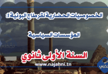 الخصوصيات الحضارية لقرطاج البونية I: المؤسسات السياسية