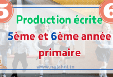 Production écrite 5ème et 6ème année primaire