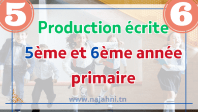 Production écrite 5ème et 6ème année primaire