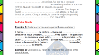 Exercices de Conjugaison 6ème avec correction en PDF