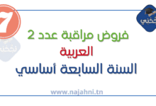 فروض مراقبة عدد2 في العربية 7 اساسي
