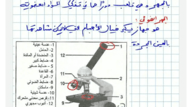 تلخيص درس تنوع الكائنات الدقيقة مع تمارين تطبيقية بالاصلاح