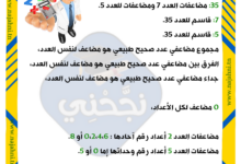 المضاعفات والقواسم