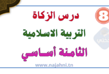 درس الزكاة الثامنة اساسي