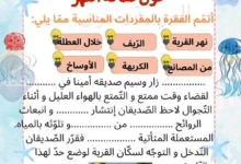 انتاج كتابي حول نظافة النهر
