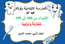 الأعداد من 100-199 مقارنة و ترتيبا الفترة الثالثة
