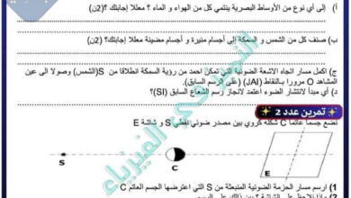 فرض تأليفي عدد 3 في الفيزياء مع الإصلاح ثامنة أساسي 🌱مع الاصلاح