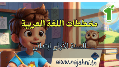 مخططات مجال اللغة العربية - السنة الأولى ابتدائي
