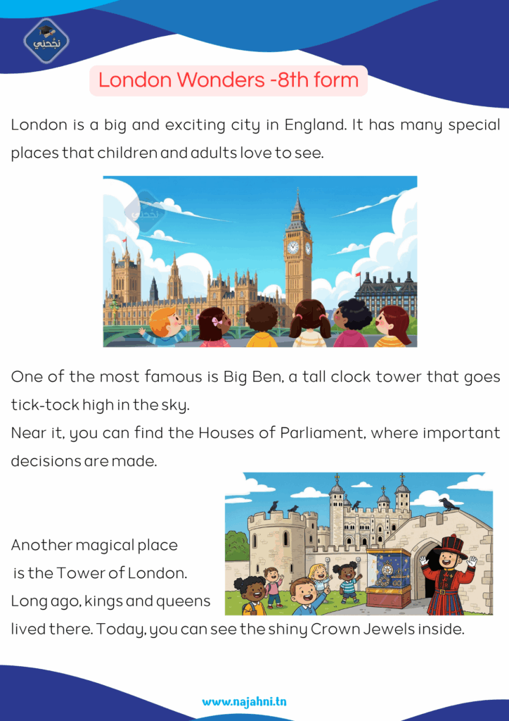 London Wonders 8th form Module 1