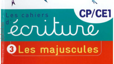 Cahier d'écritures les majuscules