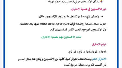 درس الإحتراق و التكهنات الجوية سنة ثامنة - الثامنة اساسي