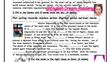 فرض مراقبة عدد3 في الانجليزية مع الاصلاح 2025-2026 تاسعة اساسي - خولة بالطيب