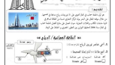 فرض مراقبة عدد3 مع الاصلاح في التربية التكنولوجية 8 اساسي