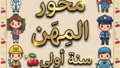 محور المهن السنة الاولى ابتدائي