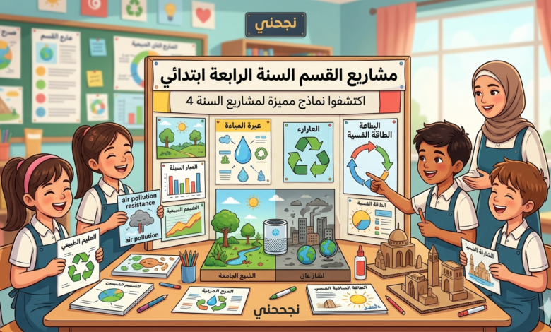 مشاريع القسم - السنة الرابعة ابتدائي