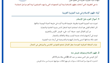 ملخص دروس التاريخ الثلاثي الثالث سنة سابعة اساسي