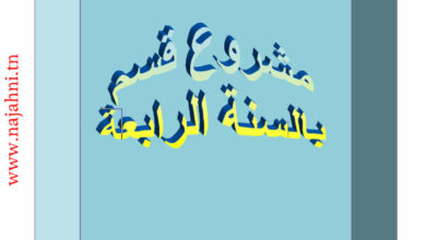 مشروع قسم مقاومة التلوث - السنة الرابعة ابتدائي